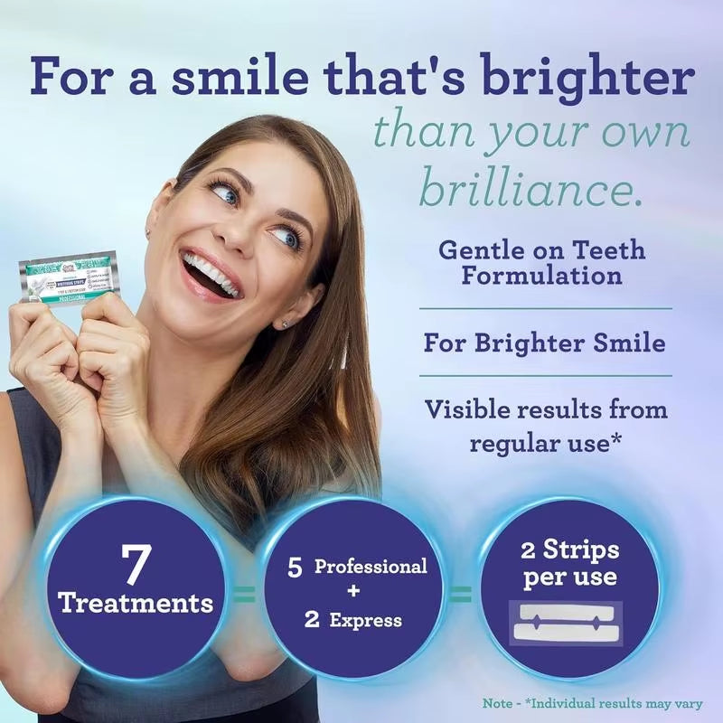 Coconut Oil Mint Teeth Whitening Strips Remove Yellow Plaque Brighten Teeth Refresh Breath Daily Use