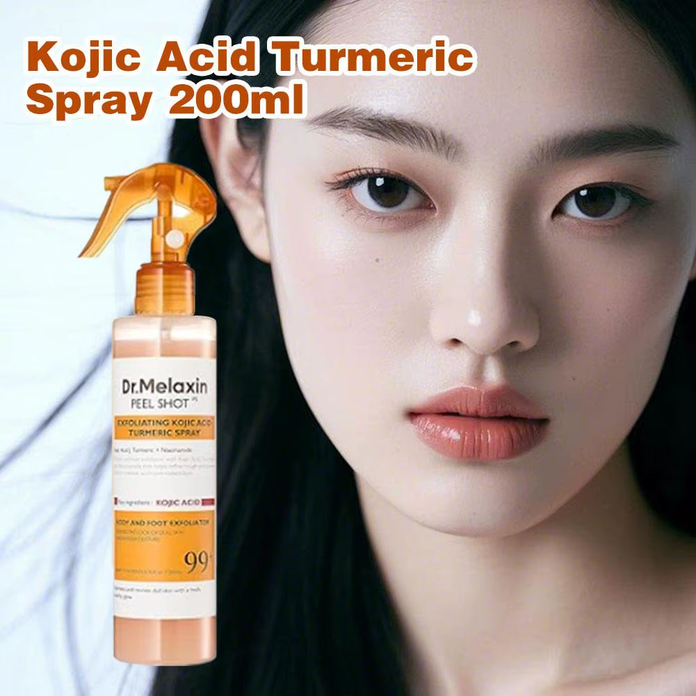 Korean Dr.Melaxin Peel Shot Exfoliating Kojic Acid Turmeric Spray Soothing Moisturizing Brighten Exfoliating Kojic Acid 200Ml