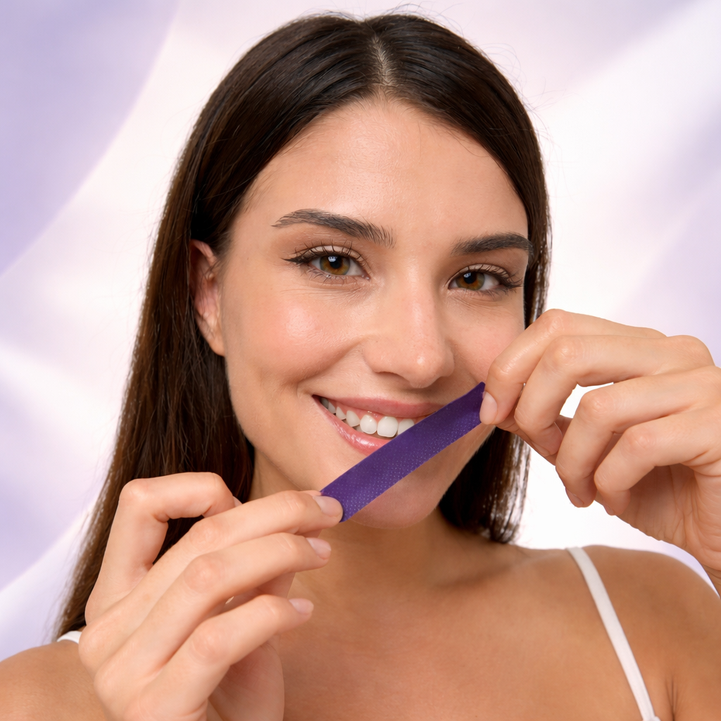 Purple Teeth Whitening Strips
